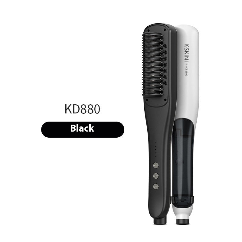 Golden Rice Golden Rice Steam Straight Hair Comb Hydrating Hair Care Natural Anti-frizz Steam Splint Water Light Hair Straightening Tool Moisturizing