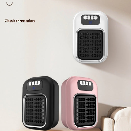 Wall Mounted Portable Small Electric Heater With Remote Control, Adjustable Silent
