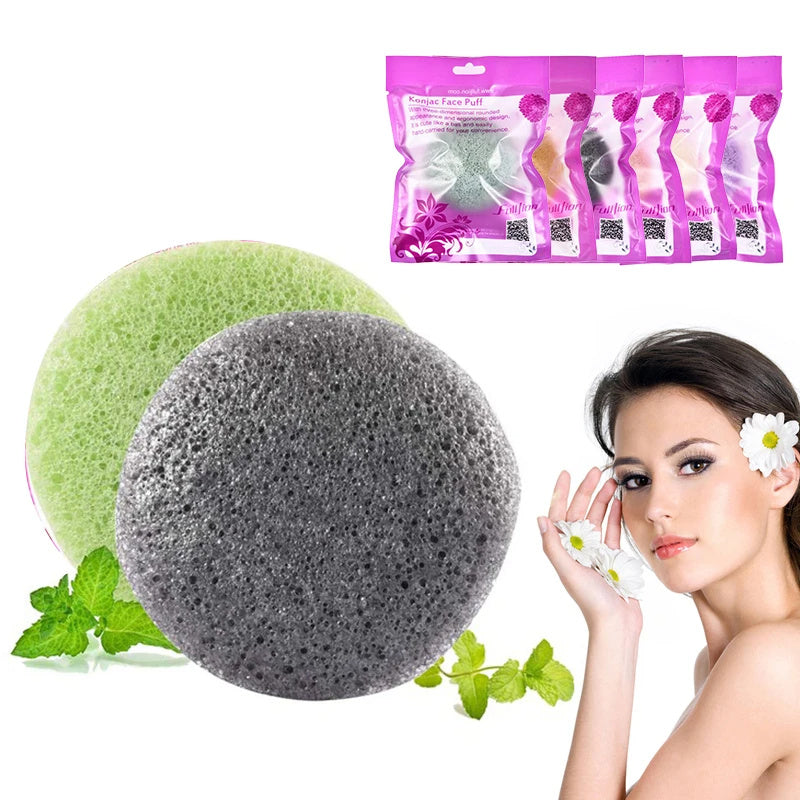 Konjac Sponge For Washing Face Round Konjac Konnyaku
