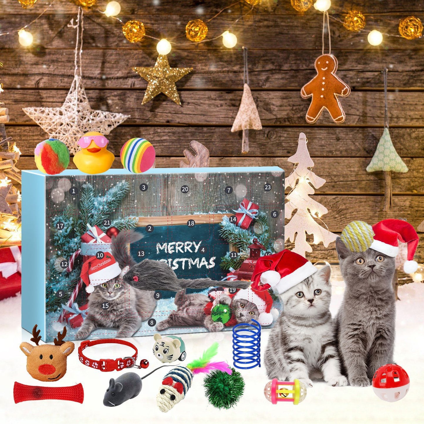 New Cat Advent Calendar 2024 Christmas Countdown
