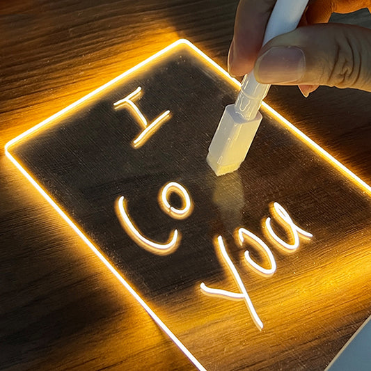 Creative Note Board Creative Led Night Light USB Message Board Holiday Light