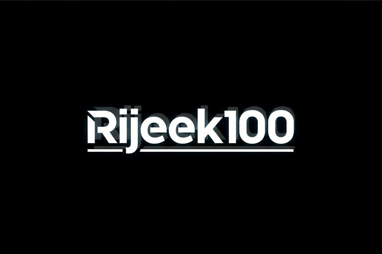 A black color with the Rijeek100 logo