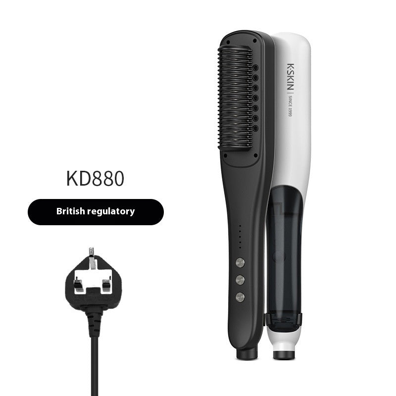 Golden Rice Golden Rice Steam Straight Hair Comb Hydrating Hair Care Natural Anti-frizz Steam Splint Water Light Hair Straightening Tool Moisturizing